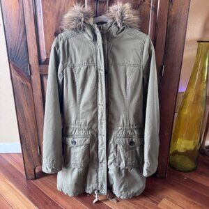 Abercrombie & Fitch Olive Green Coat